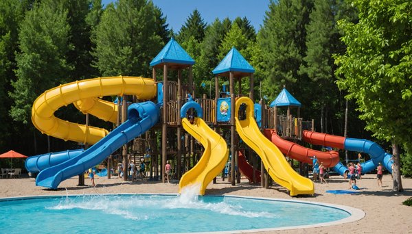 Découvrez le parc aquatique au camping fontaine vieille